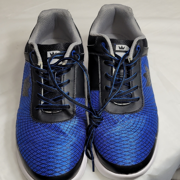 Brunswick after Bowling Shoes. Blue and Black with Mesh Design - Picture 7 of 11